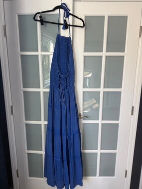By Anthropologie | Dresses | Anthropologie Sleeveless Sheer Linen Maxi Slip  Dress | Poshmark